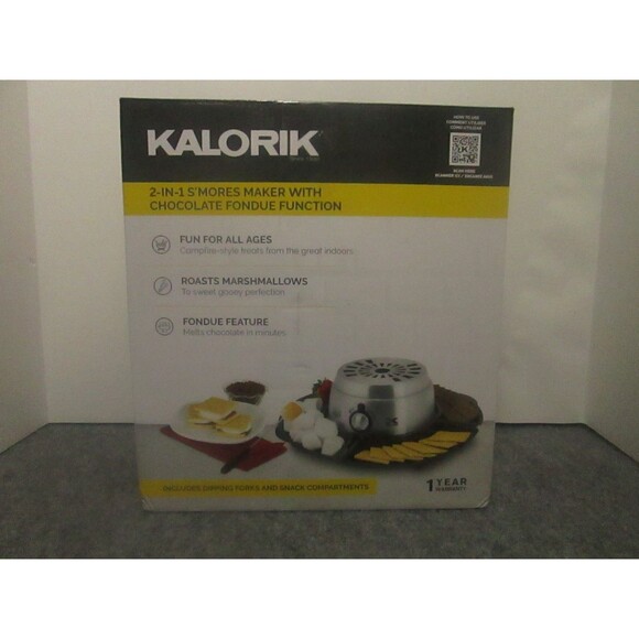 Kalorik CYM 42873 SS 2-in-1 Stainless Steel Smores Maker - Picture 1 of 4